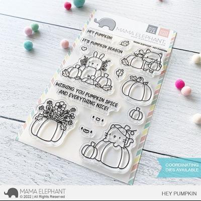 Mama Elephant Clear Stamps - Hey Pumpkin